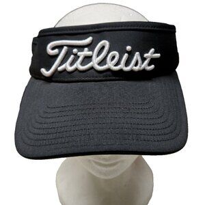 Titleist Indian Palms Country Club Golf Black Visor Adjustable Strapback Hat